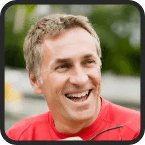 Happy HepatoBurn customer James T. from Florida smiling after successful weight loss results